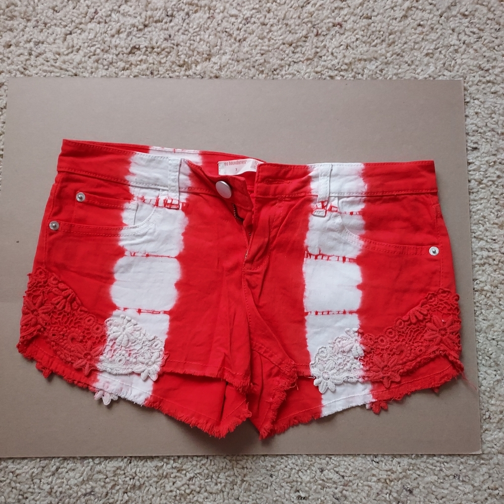 No Boundaries Short Shorts SIZE 7 Juniors.